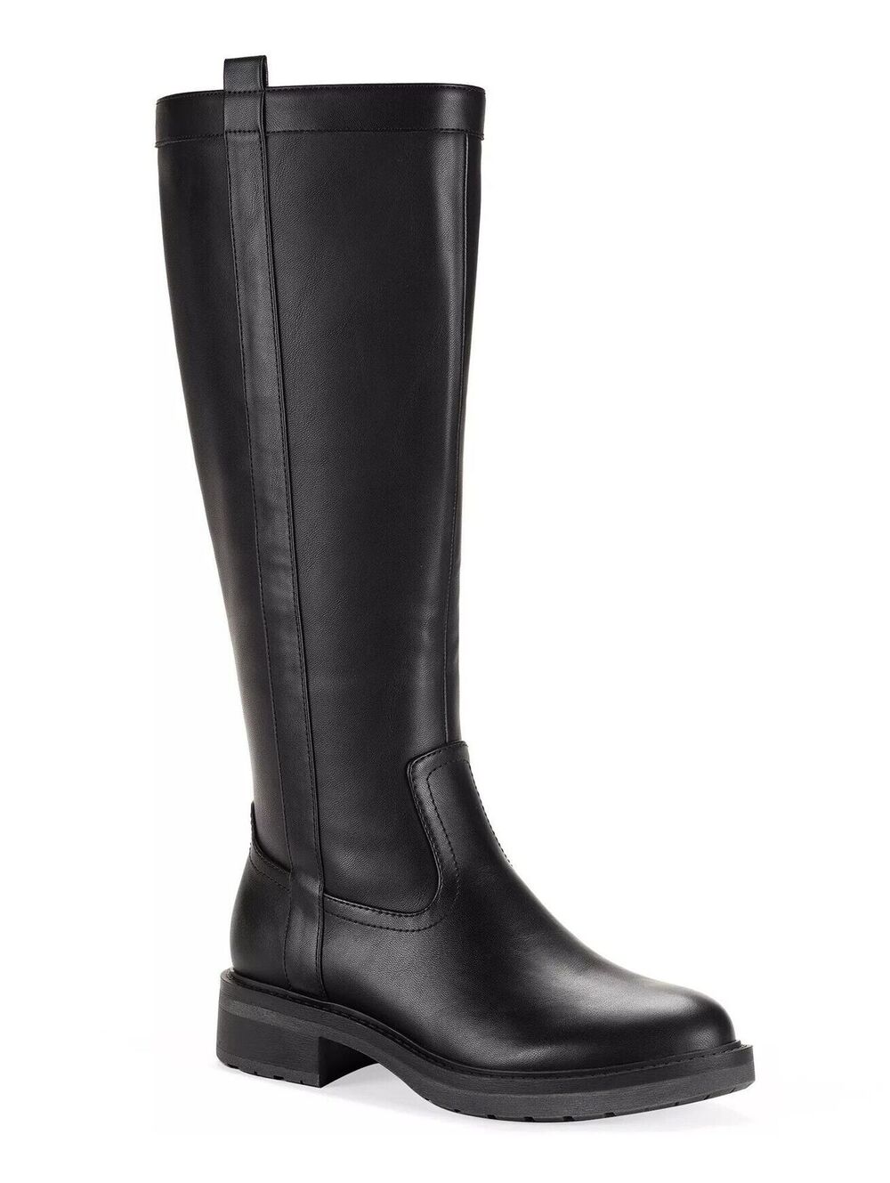 Style & Co Women's Terryy Round Toe Tall Boots in Black Sz 12
